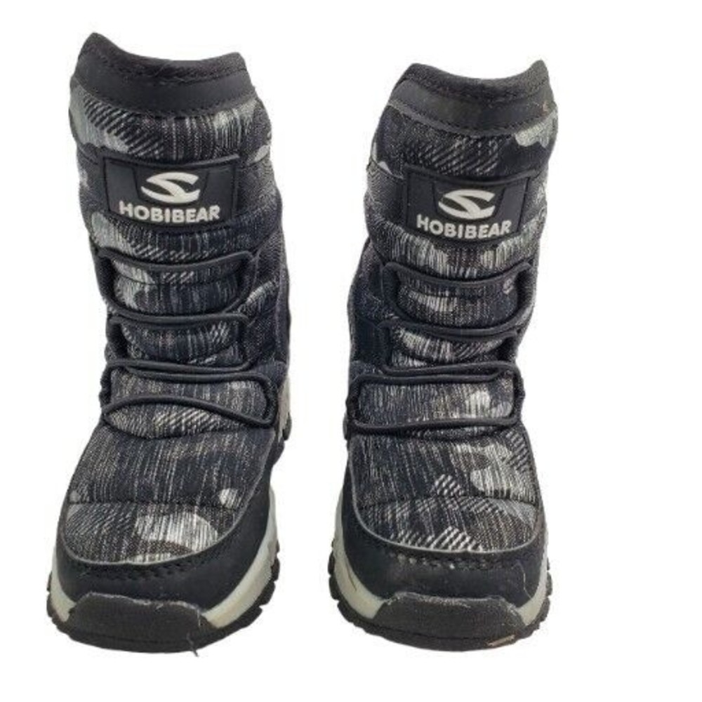 Hobibear Boys Snow Boots Winter Waterproof Slip Resistant 9.5 US 26EU AW3771